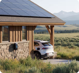 Solar + EV charger