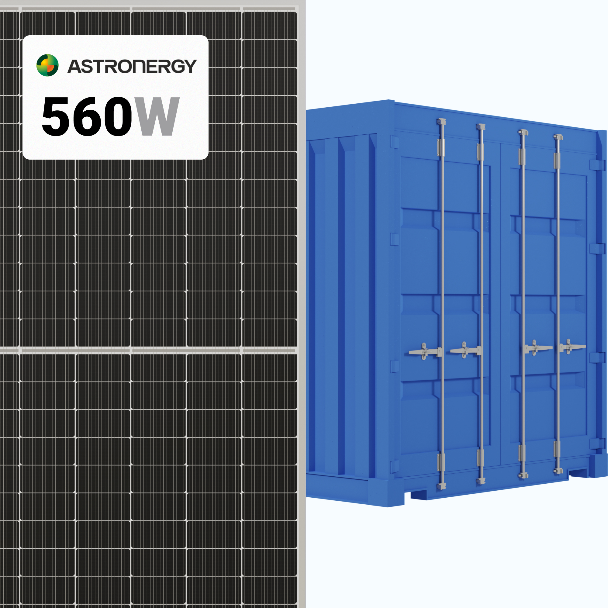 Astronergy 560W Solar Panel 144 Cell PERC Bifacial CHSM72M(DG)/F-BH-560 ...