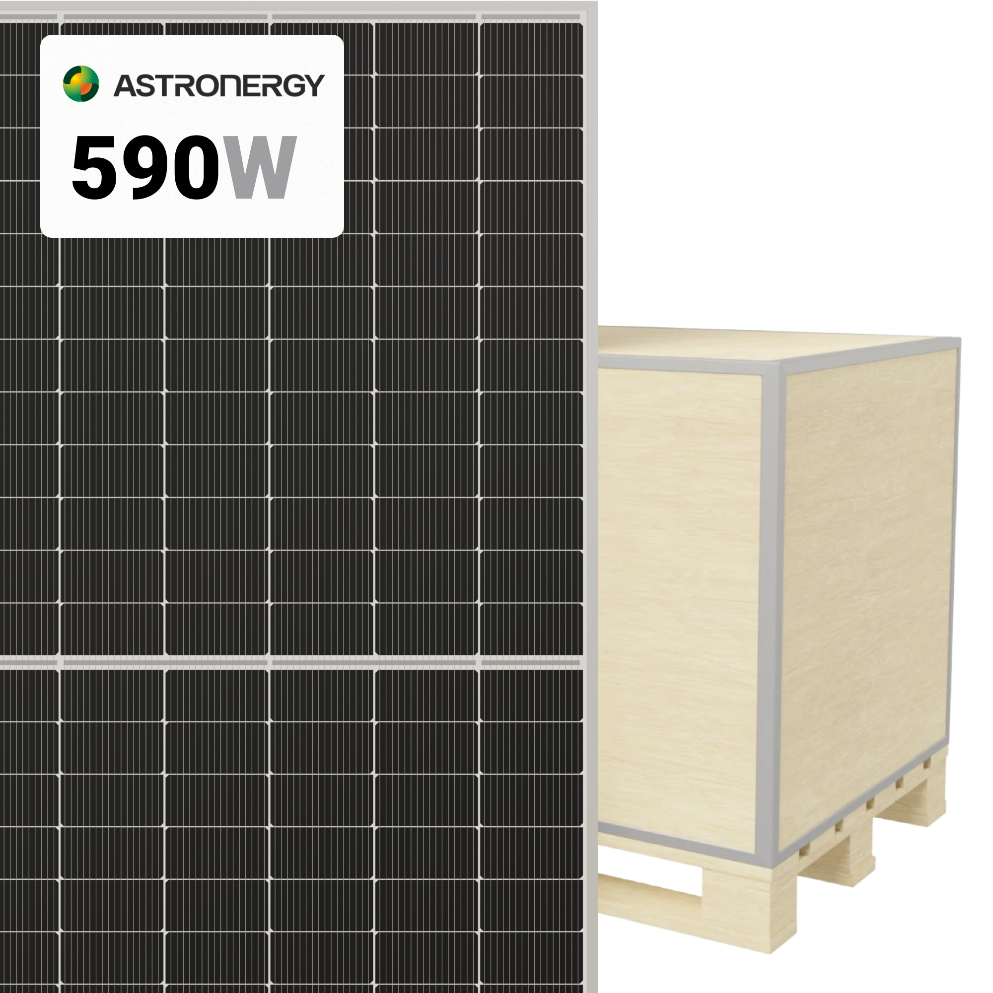 Astronergy 590W Solar Panel 144 Cell TOPCon Bifacial CHSM72N(DG)/F-BH ...