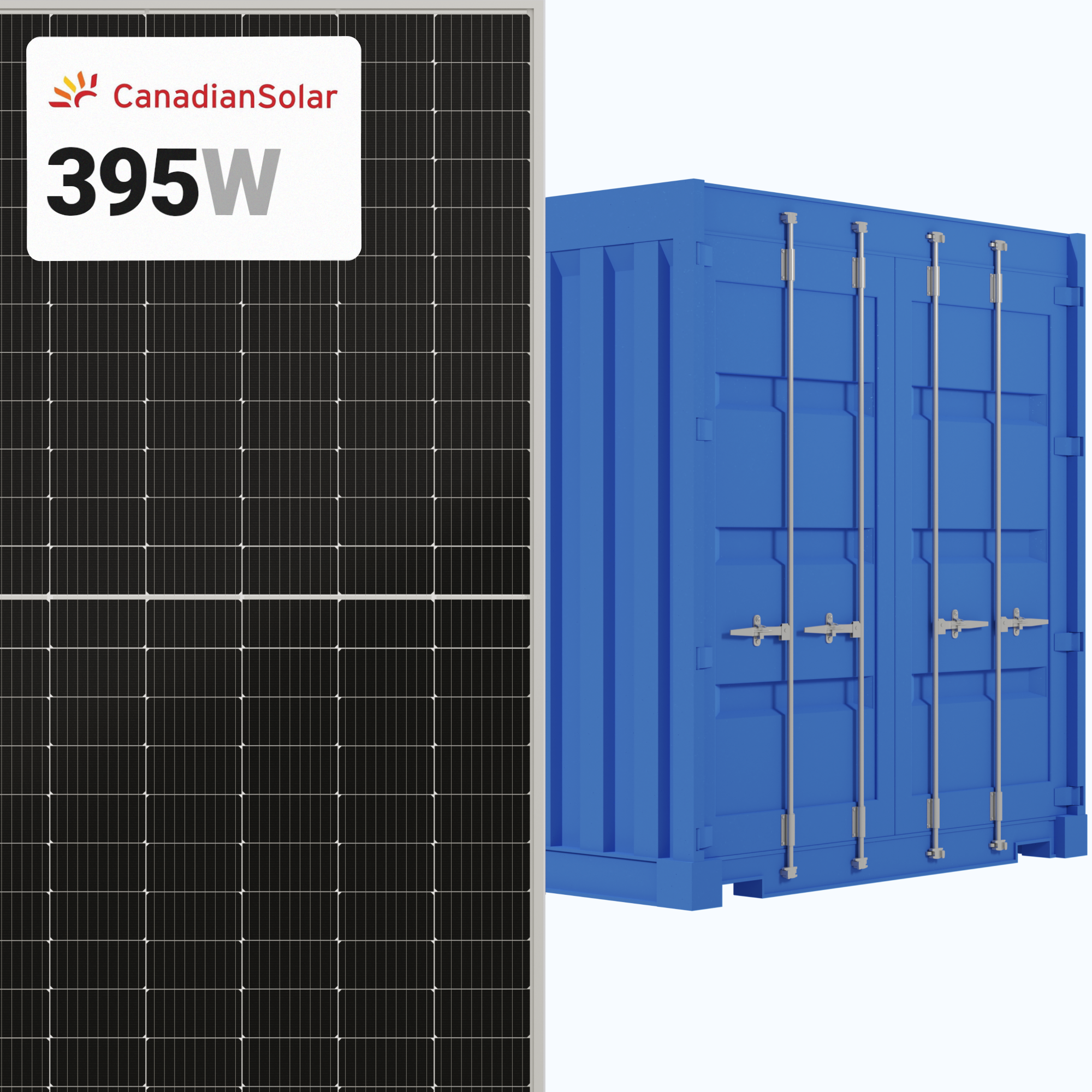 Canadian Solar 395W Solar Panel 144 Cell PERC Bifacial CS3W-395PB-AG ...