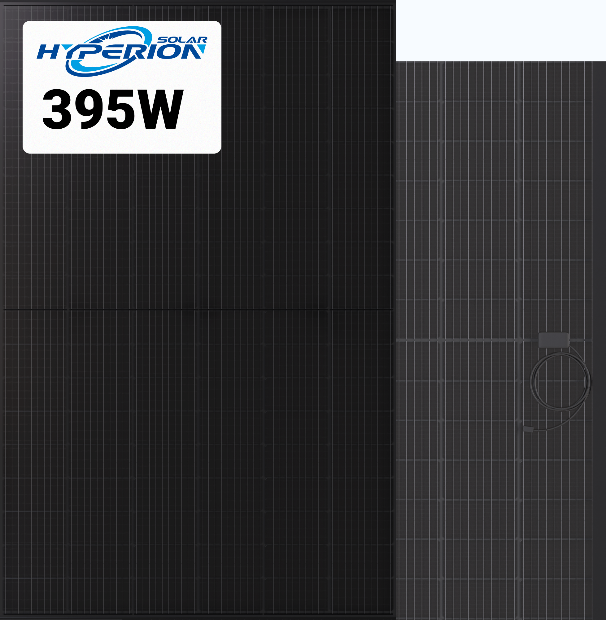 Hyperion (Runergy) 395W Solar Panel 108 Cell PERC Bifacial HY-DH108P8B ...