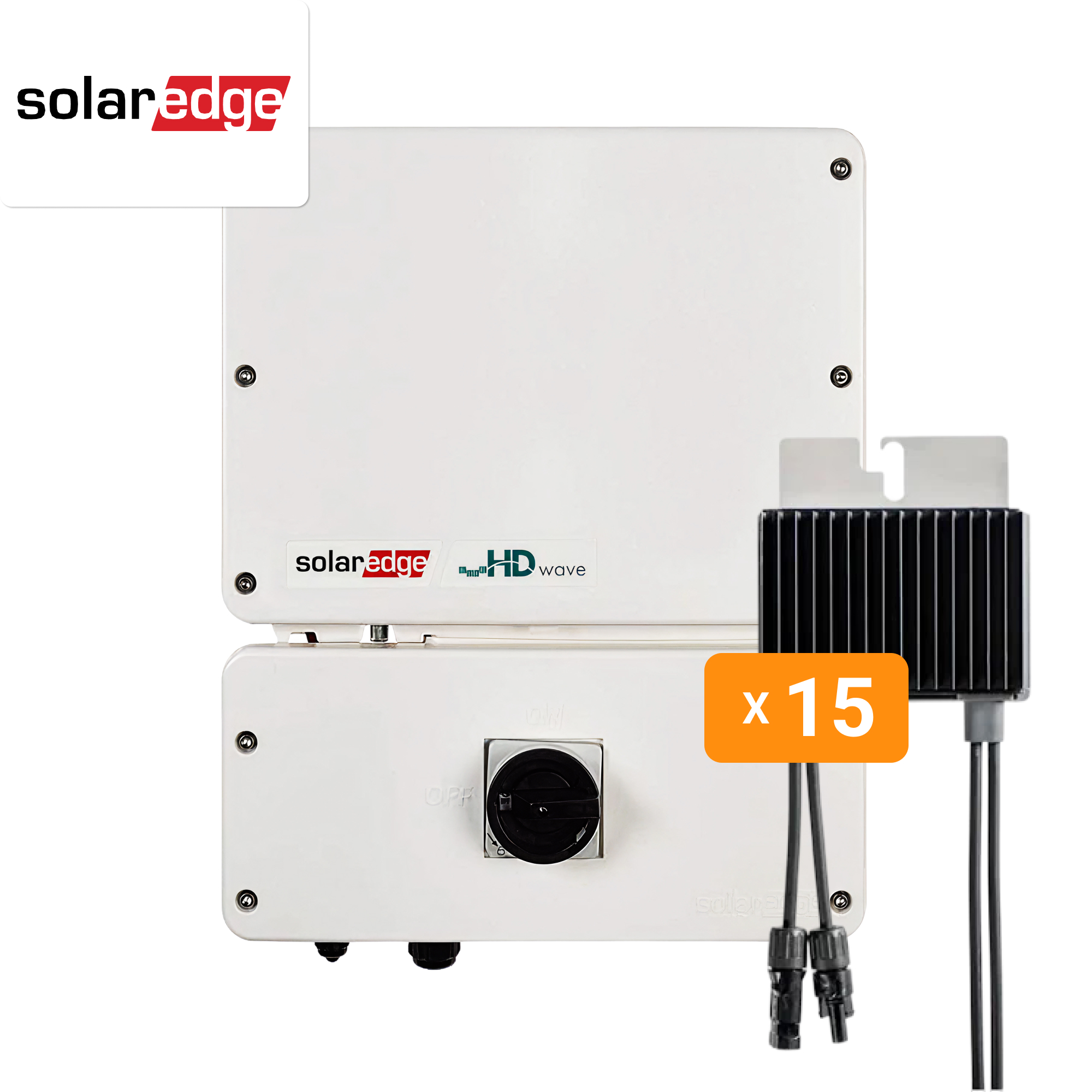 SolarEdge SE6000H US000BEU4 6kW Home Wave String Inverter + 15 ...