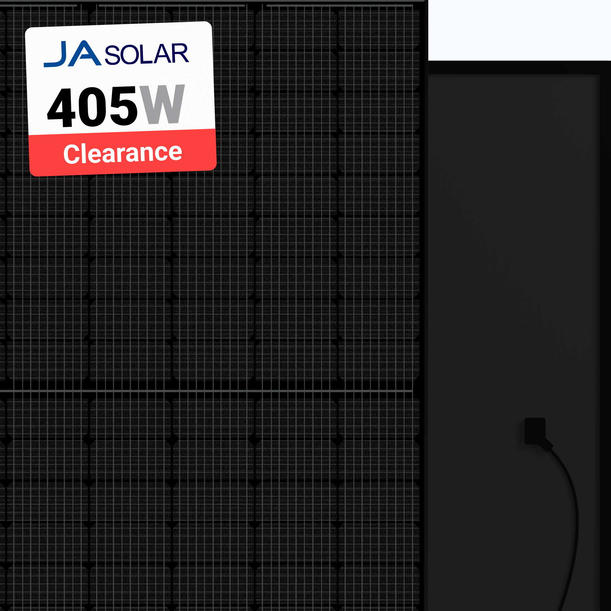 JA Solar 405W Solar Panel 108 Cells PERC All-Black JAM54S31-405/MR