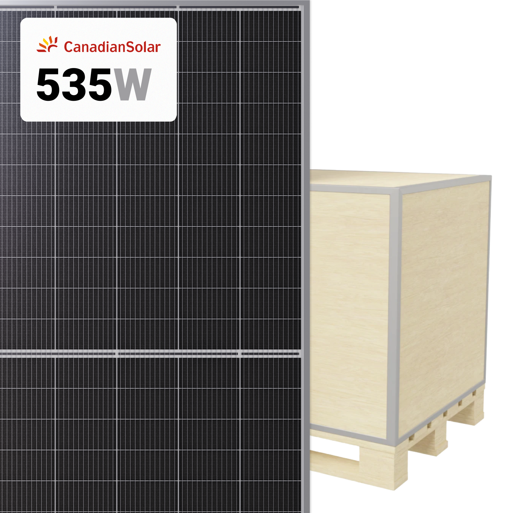 Canadian Solar 535W Solar Panel 144 Cells PERC Bifacial CS6W-535MB-AG ...