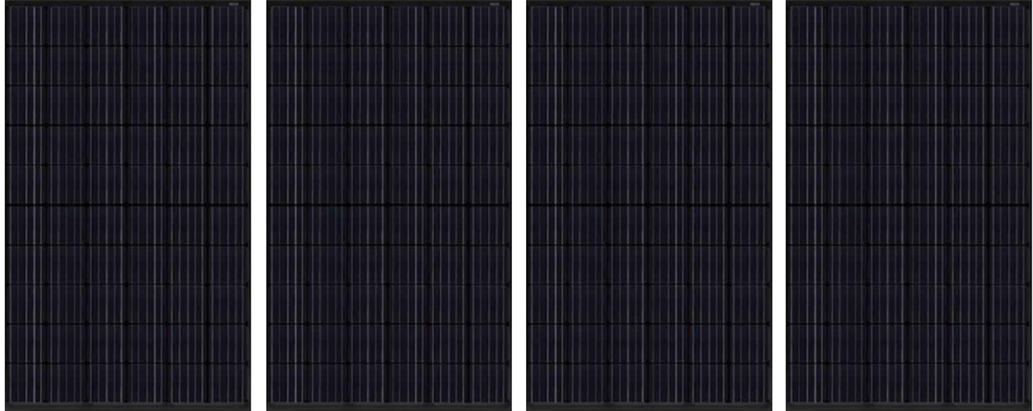 Panasonic Hit N315 Watt Mono Solar Panel Black Frame Solar Biz