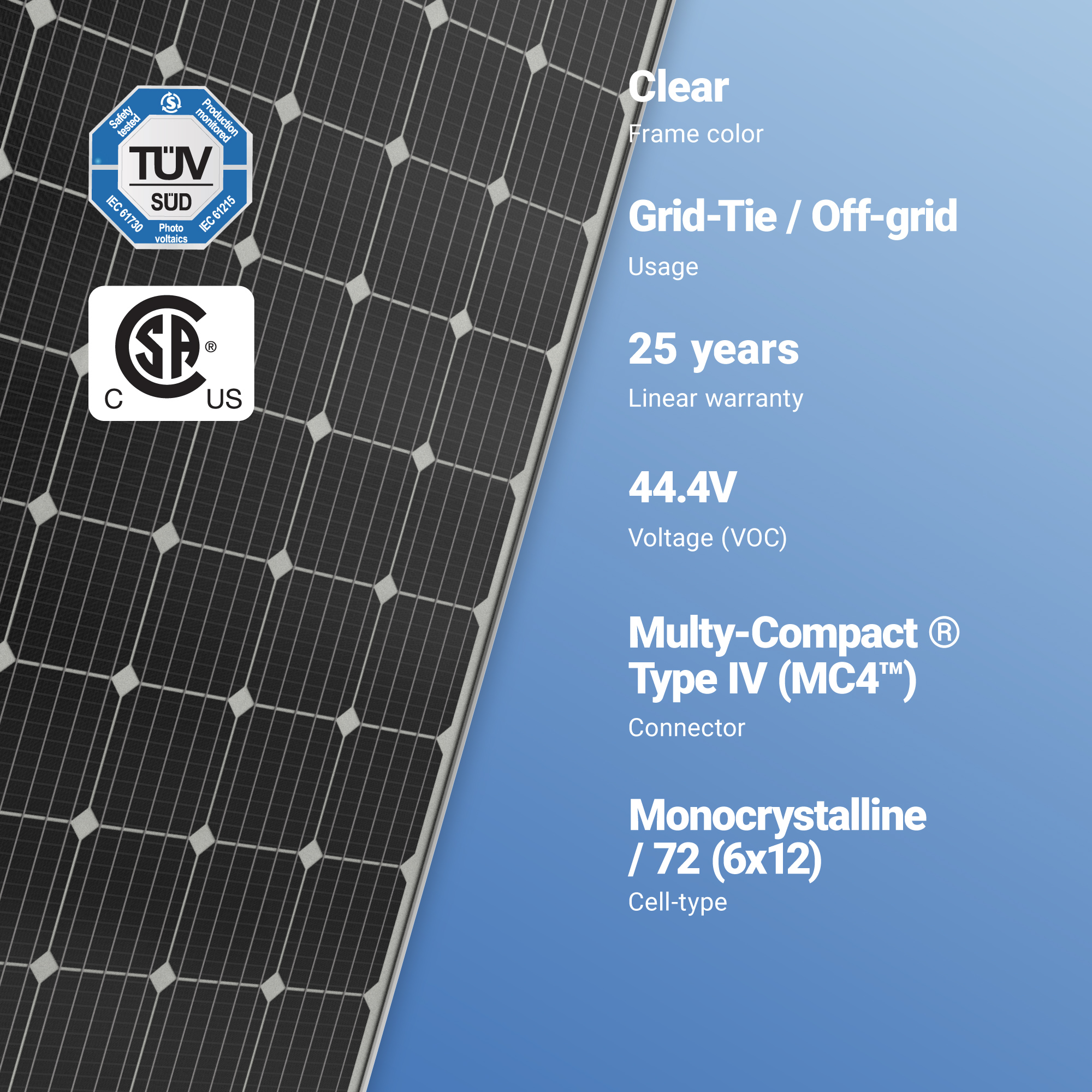 LONGi LR6-72PH 360W Solar Panel is available online at a low price at