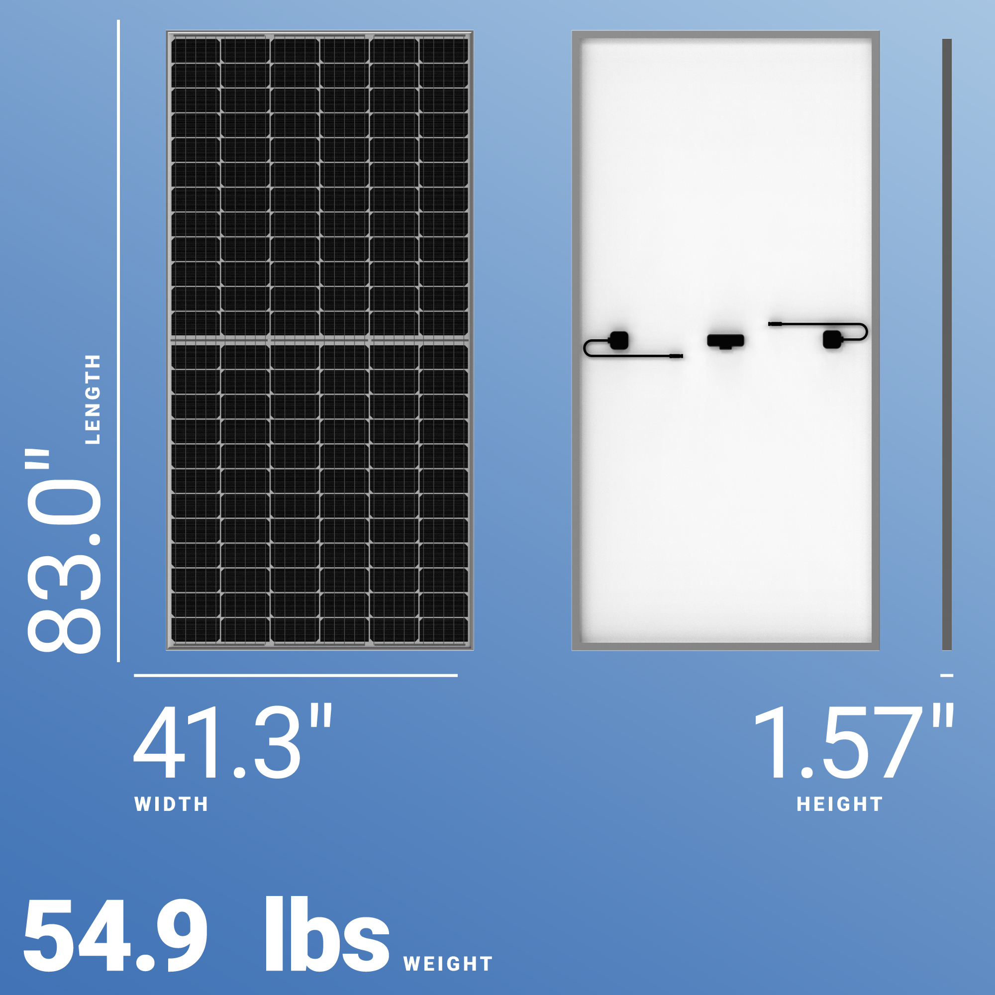 Canadian Solar 435W Solar Panel BiHiKu CS3W-435MB-AG – A1SolarStore