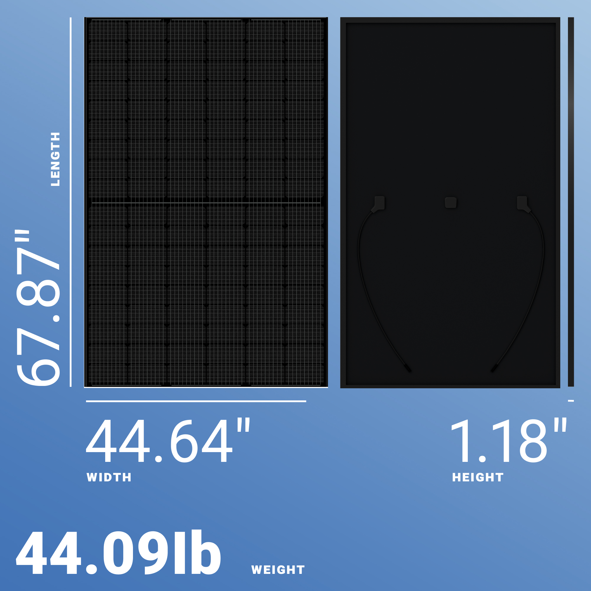 ZNShine Solar 400W Solar Panel 108 Cell ZXM7-SH108-400/M