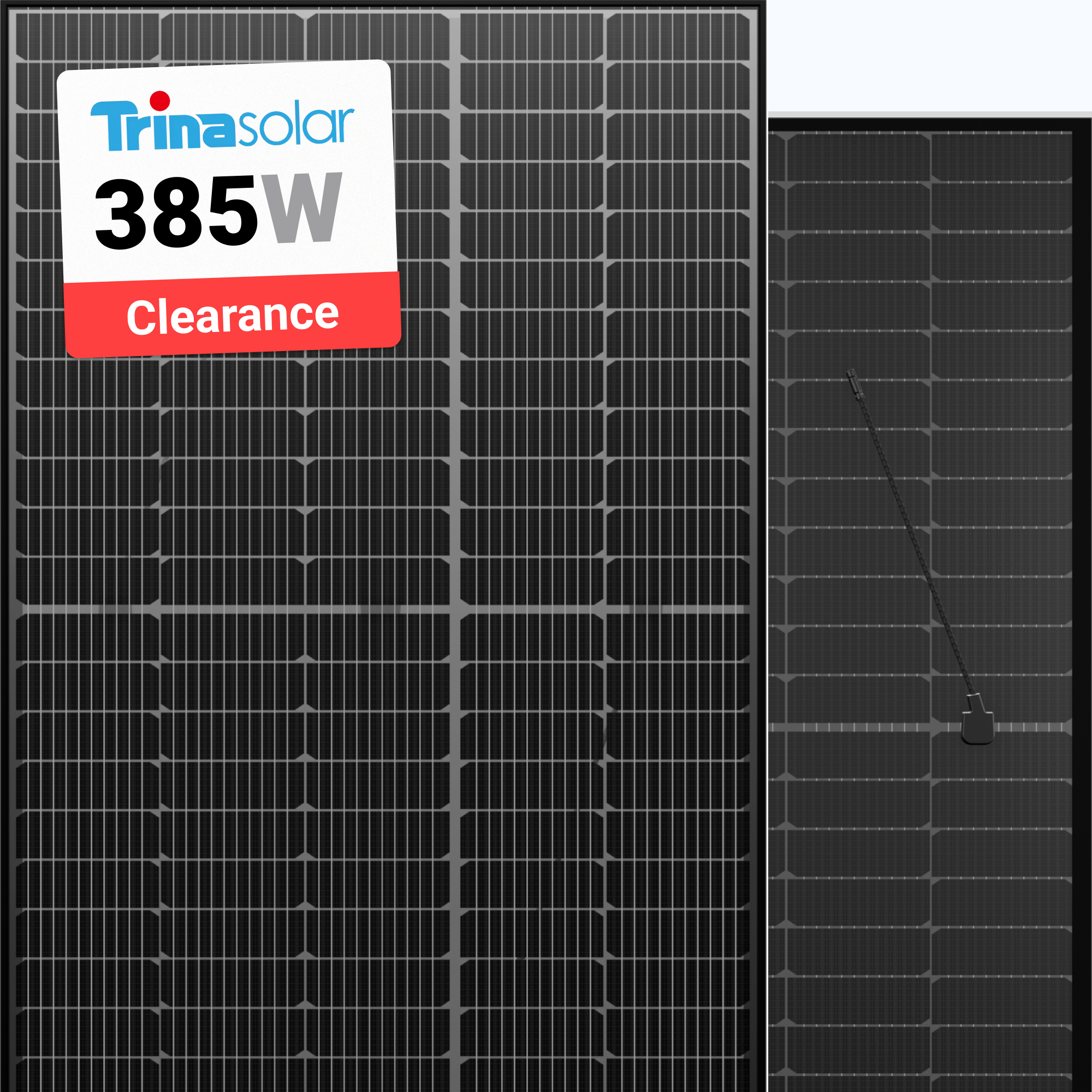 【人気No.1】 Panel Solar 385W Trina 120 Bifacial TSM-385-DE09C.07 Cell その他
