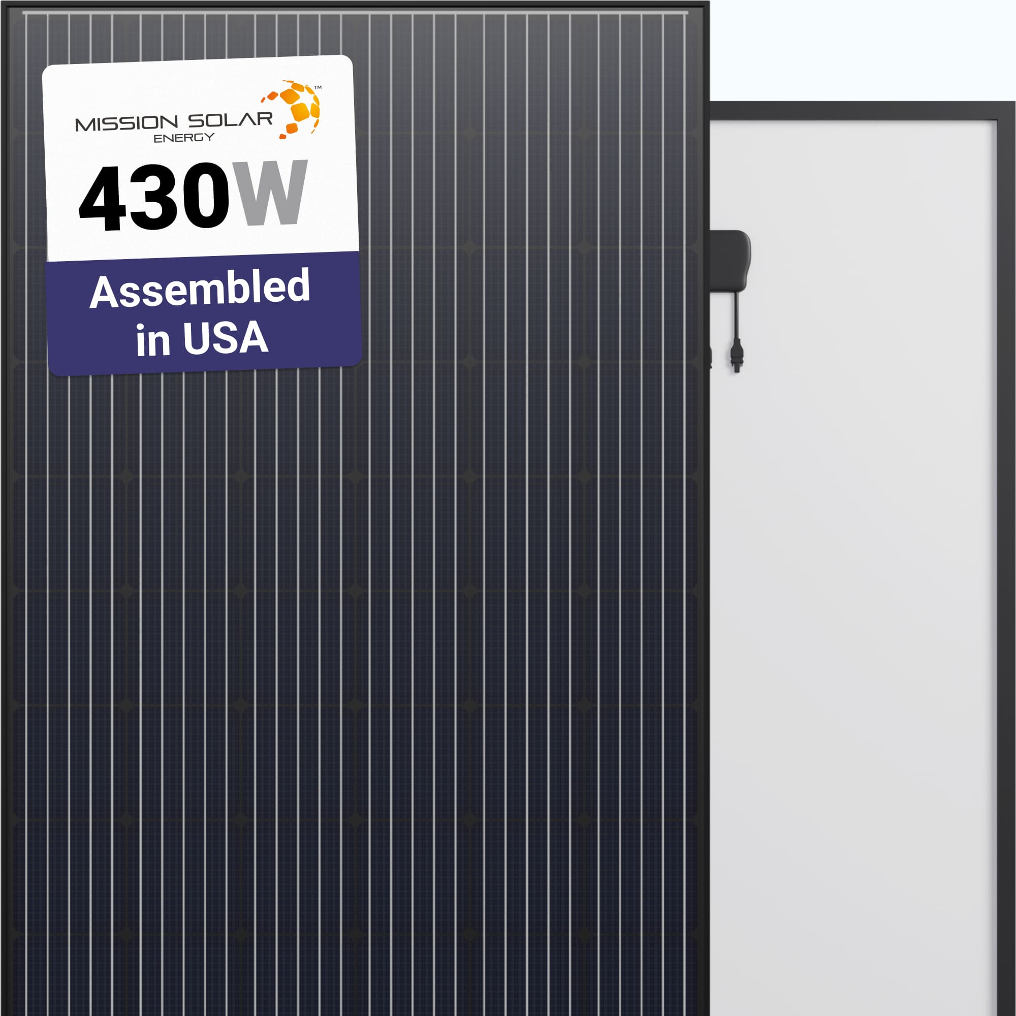 Mission Solar 430W Solar Panel 72 Cell MIN-MSE430SX9Z Assembled in