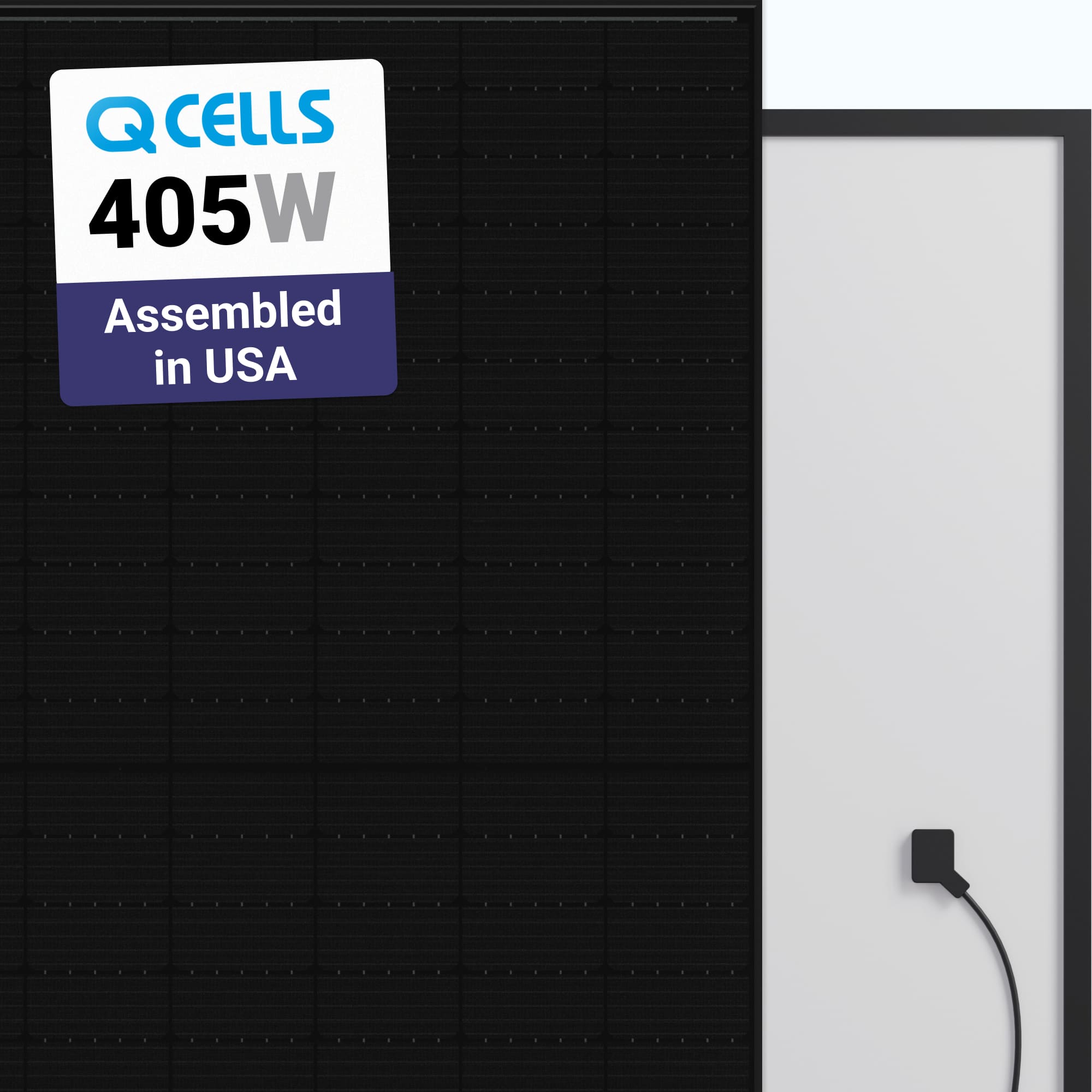 Q CELLS 405W Solar Panel 132 Cell Q.PEAK DUO BLK ML-G10+ Assembled