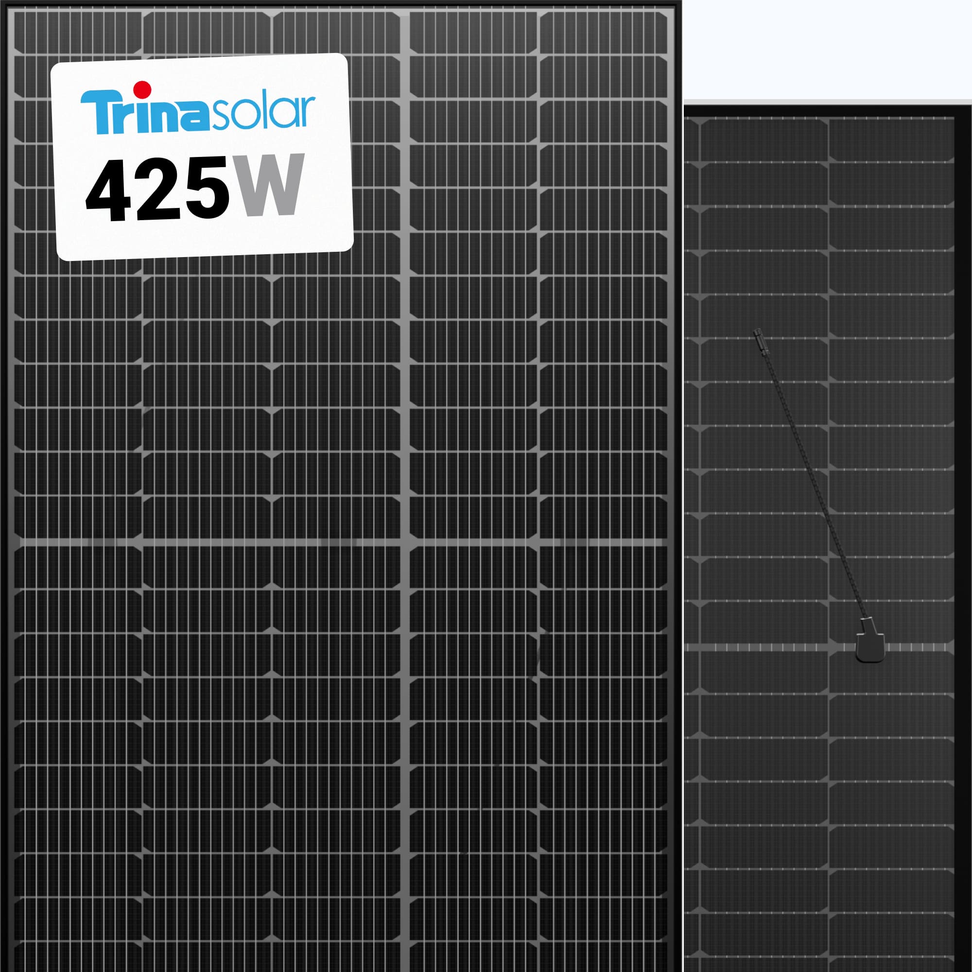 Trina Solar 410 Watt Bifacial Solar Panel | Remanufactured