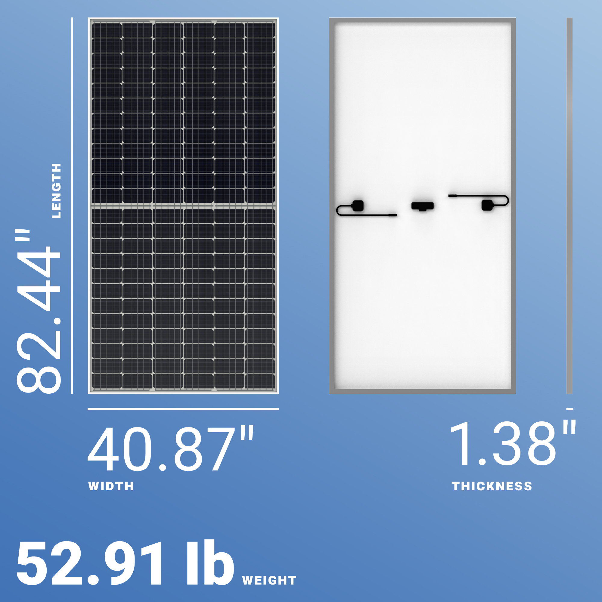 ZNShine Solar 450W Solar Panel 144 Cell ZXM6-NH144-450