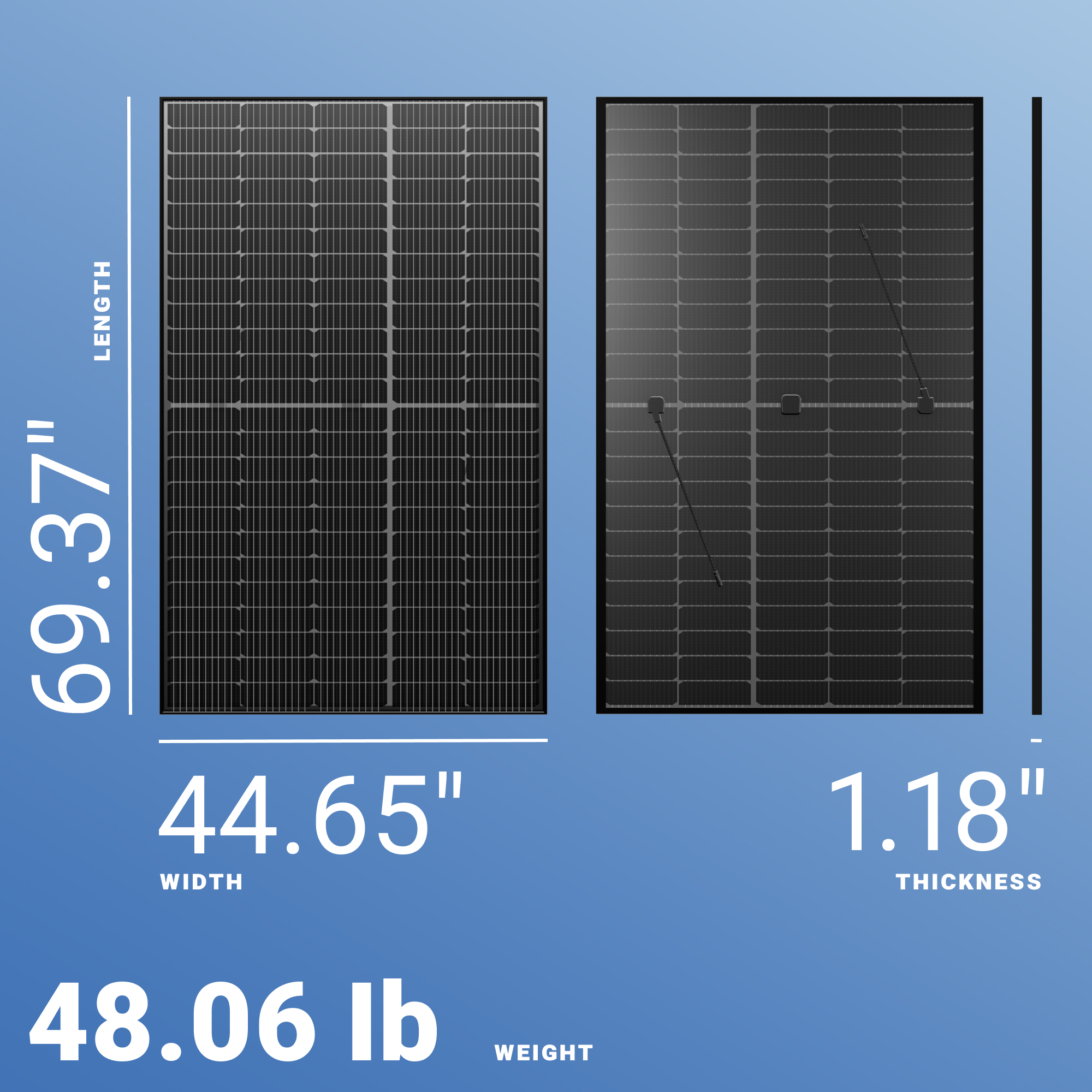 Trina 410W Solar Panel 144 Cell Bifacial TSM-410-NE09RC.05