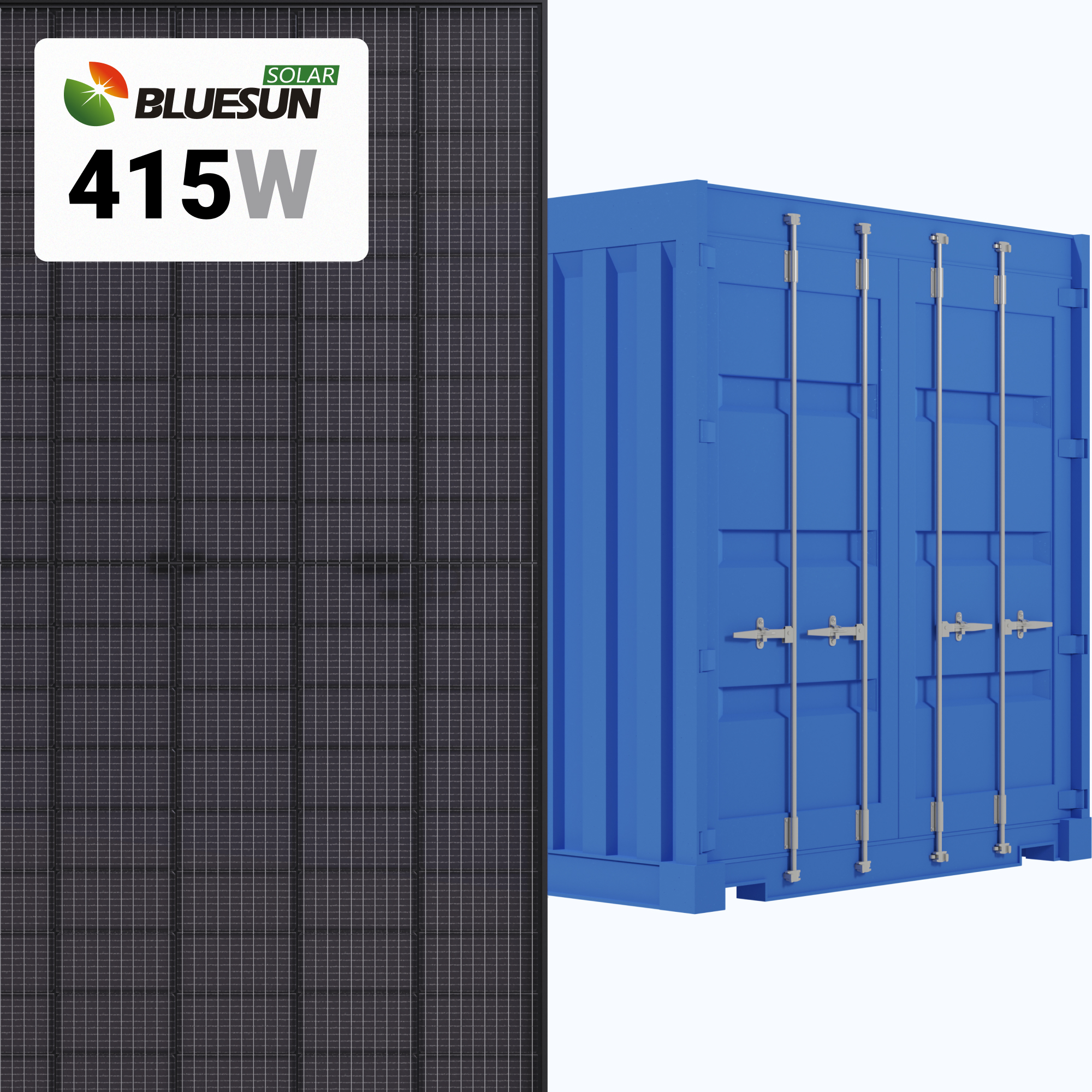 Bluesun Soler　太陽光パネル　BSM440M10-54HNH　2 Solar module Bluesan BSM450 M10-54HNH 425-450W