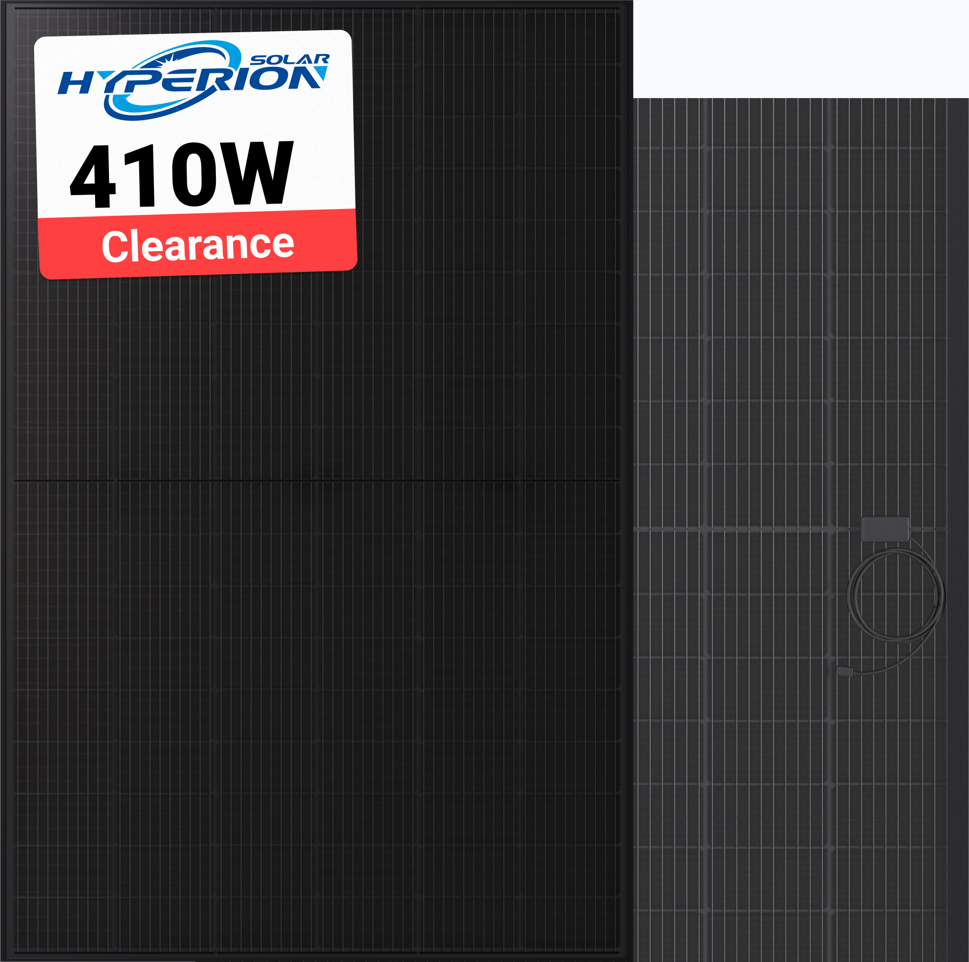 Hyperion (Runergy) 410W Solar Panel 108 Cells Bifacial HY-DH108P8B-410 ...