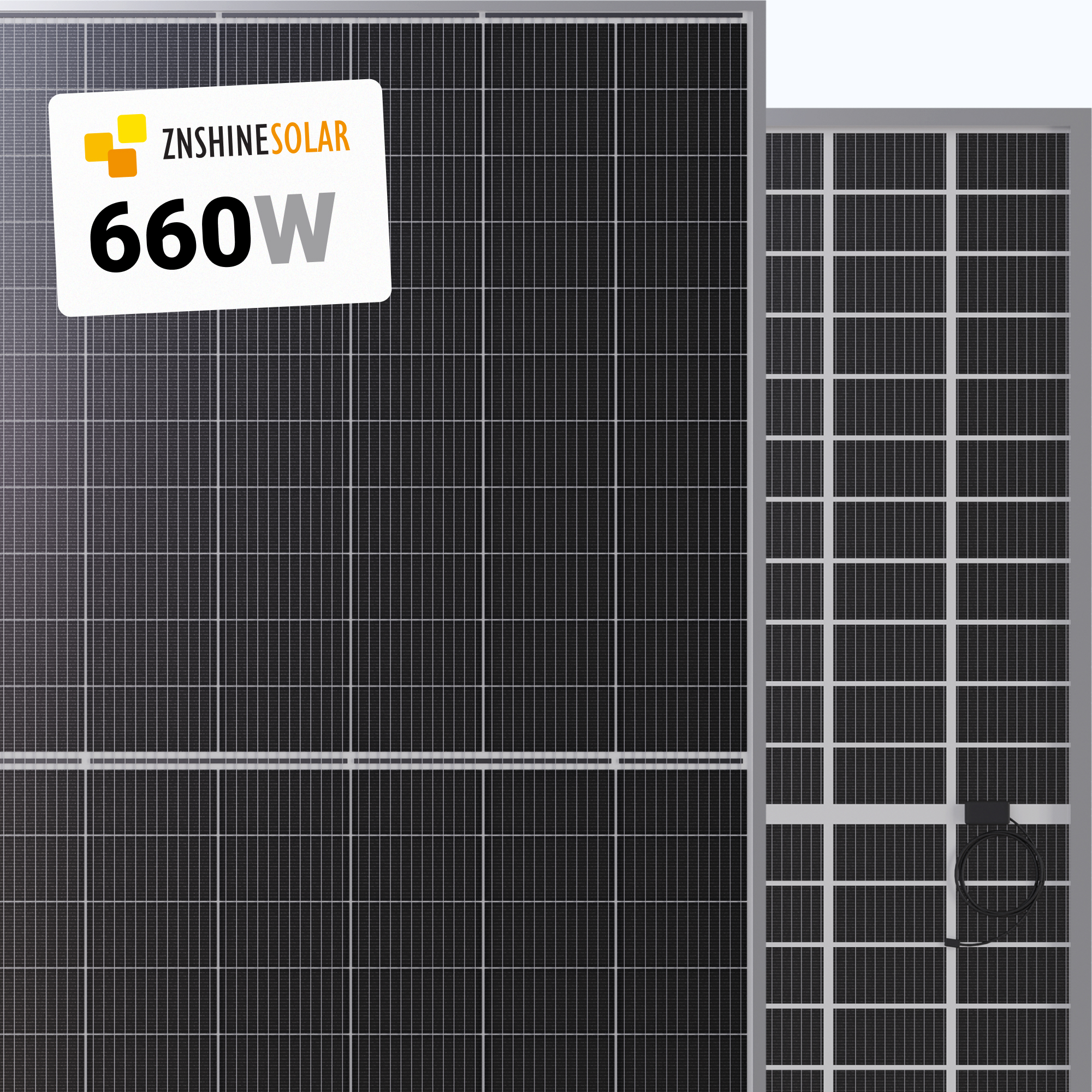 ZNShine Solar 660W Solar Panel 132 Cell Bifacial ZXM8-TPLDD132-660