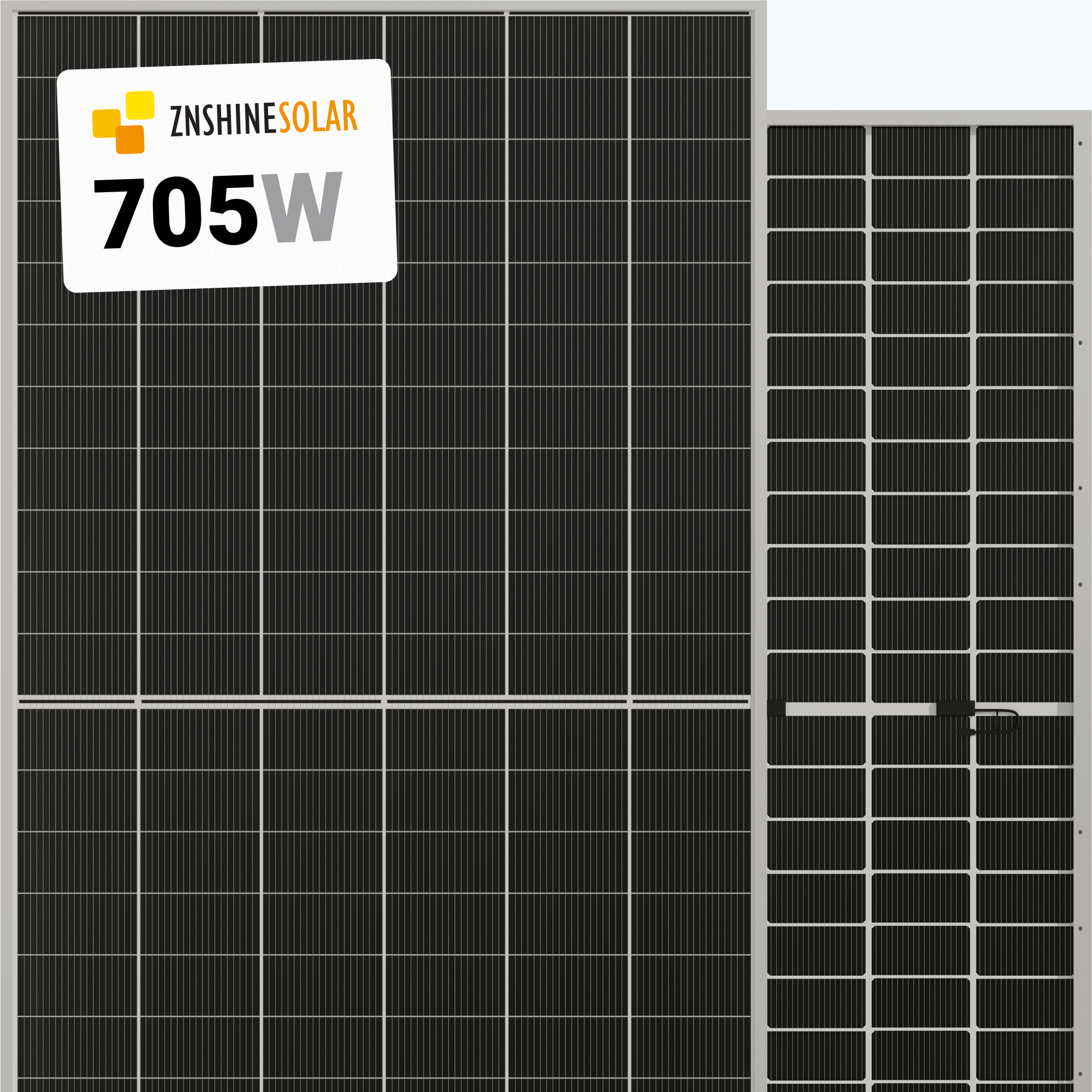 ZNShine Solar 705W Solar Panel 132 Cell Bifacial ZXM8