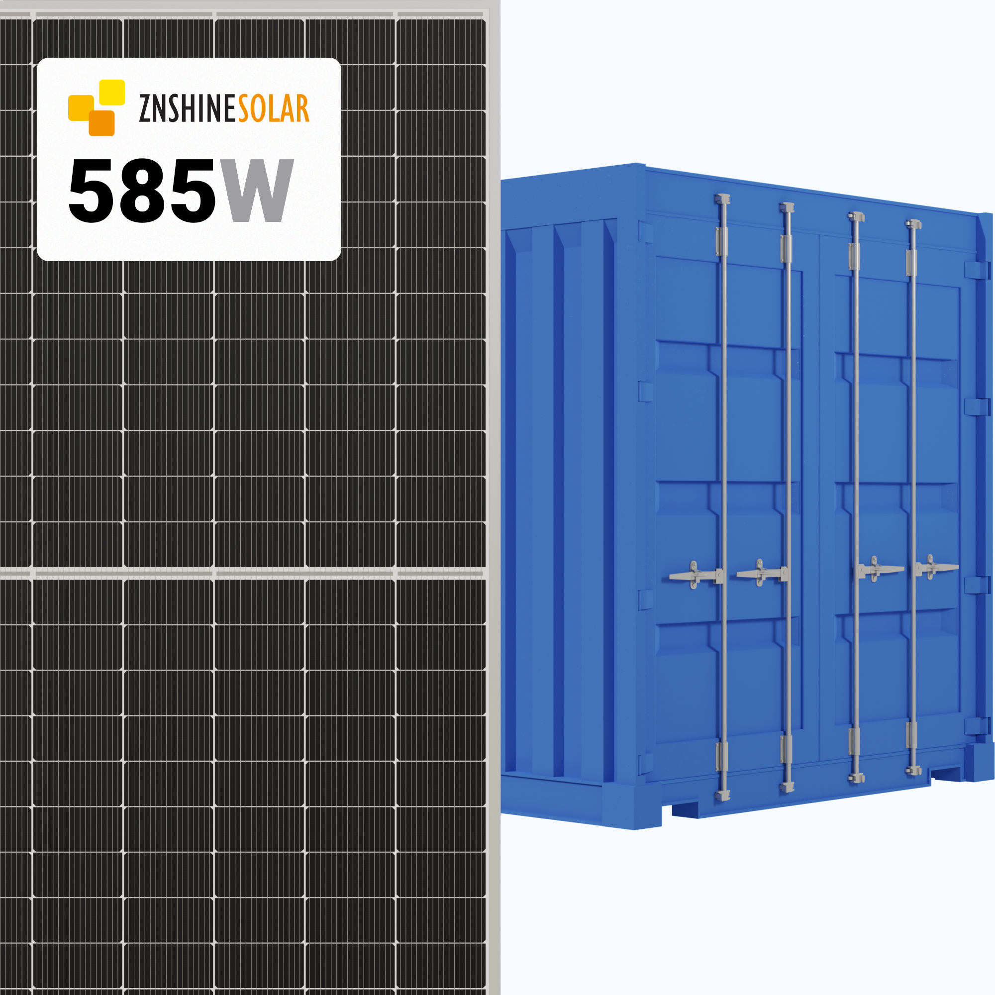 ピョン太様 ZNShine Solar 555W Solar Panel 144 Cell Bifacial ZXM7