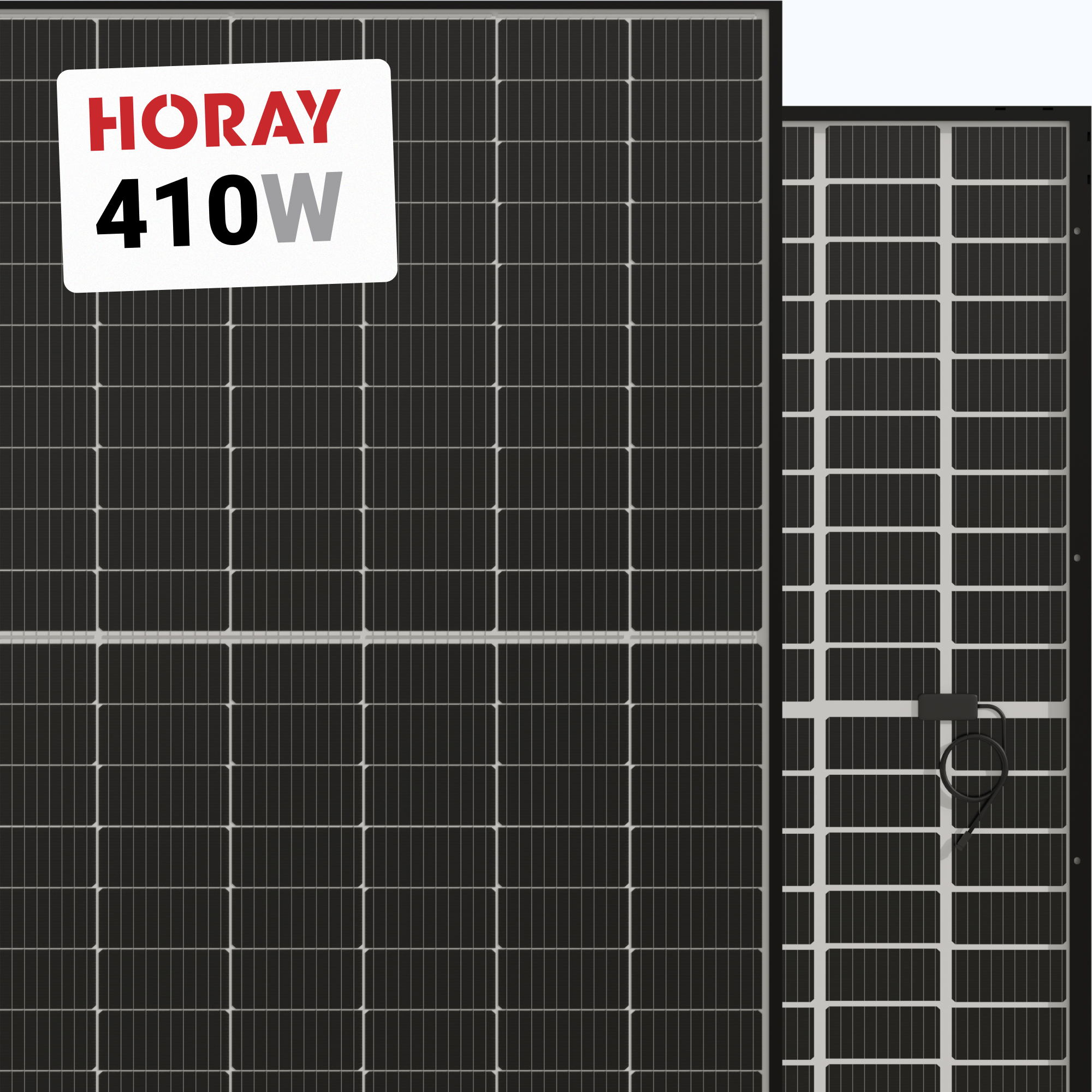 Panel 108 HORAY Solar 410W Solar Panel 108 Cells Bifacial HS410T-MHO Commercial ...
