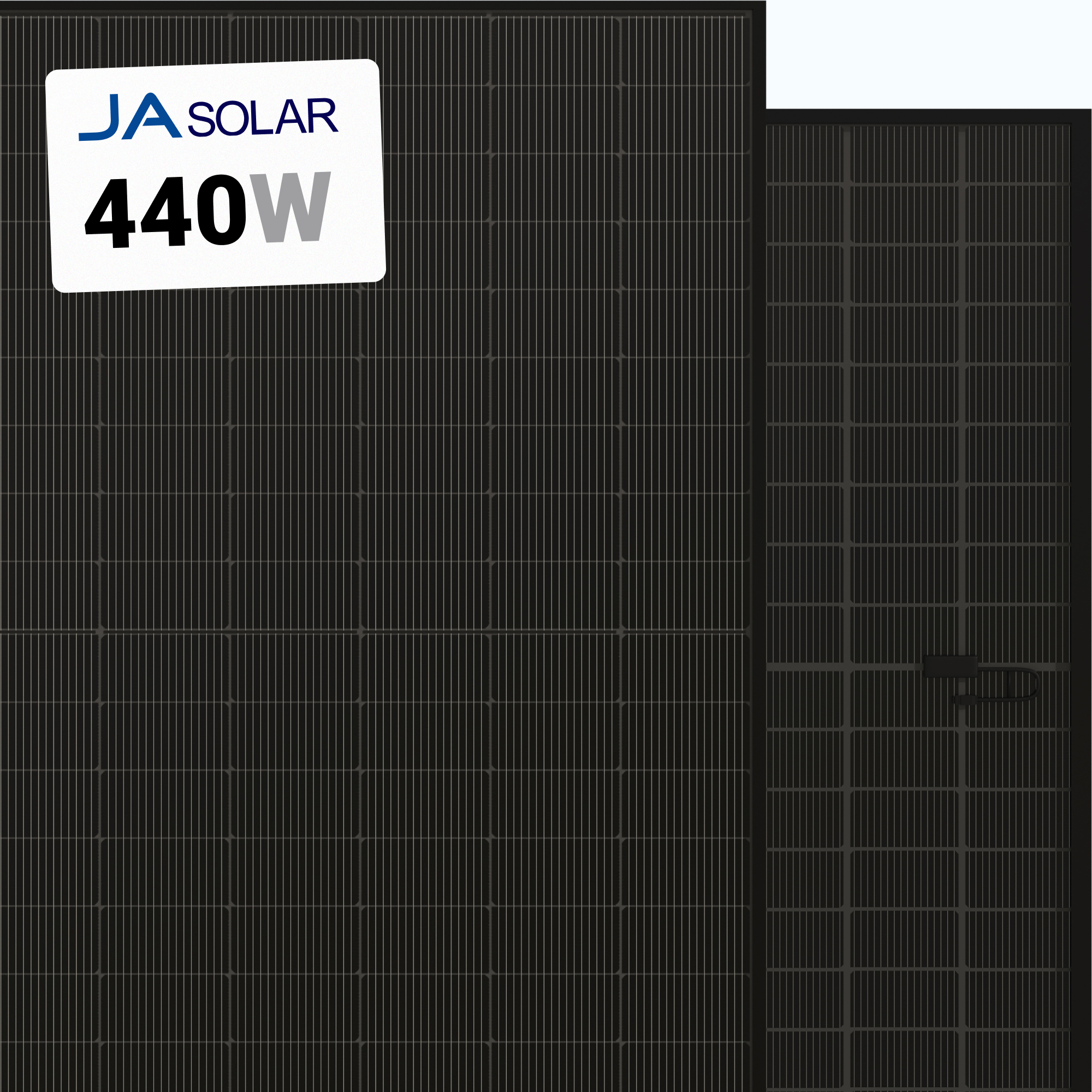 JA Solar 440W Solar Panel 108 Cell TOPCon Bifacial All-Black JAM54D41 ...