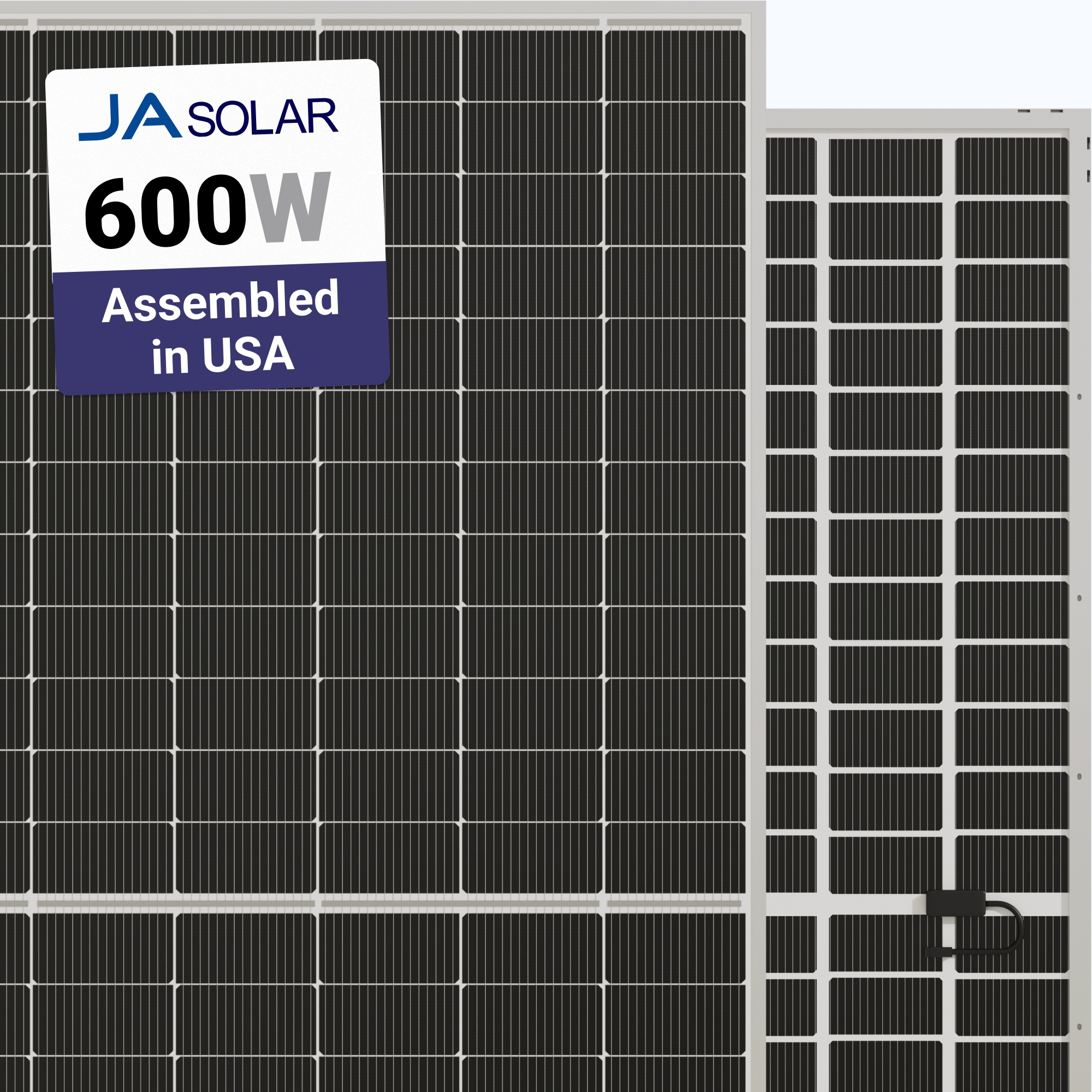 JA Solar 600W Solar Panel 144 Cell N-Type TOPCon Bifacial JA-JAM72-D40 ...