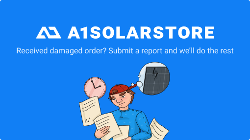 Report a problem - A1 SolarStore