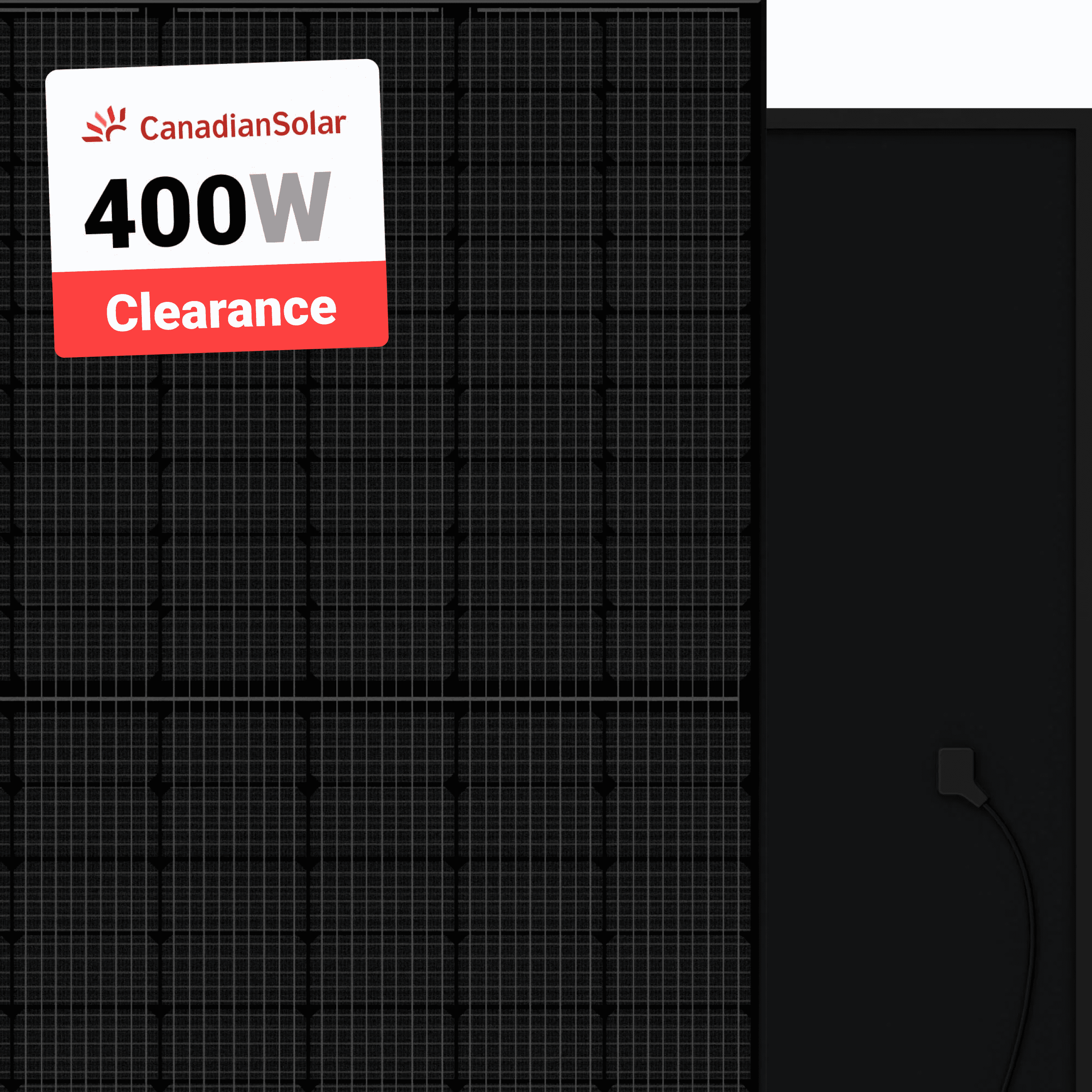 Canadian Solar 400W Solar Panel CSI CS6R-400MS-HL Clearance at A1 SolarStore