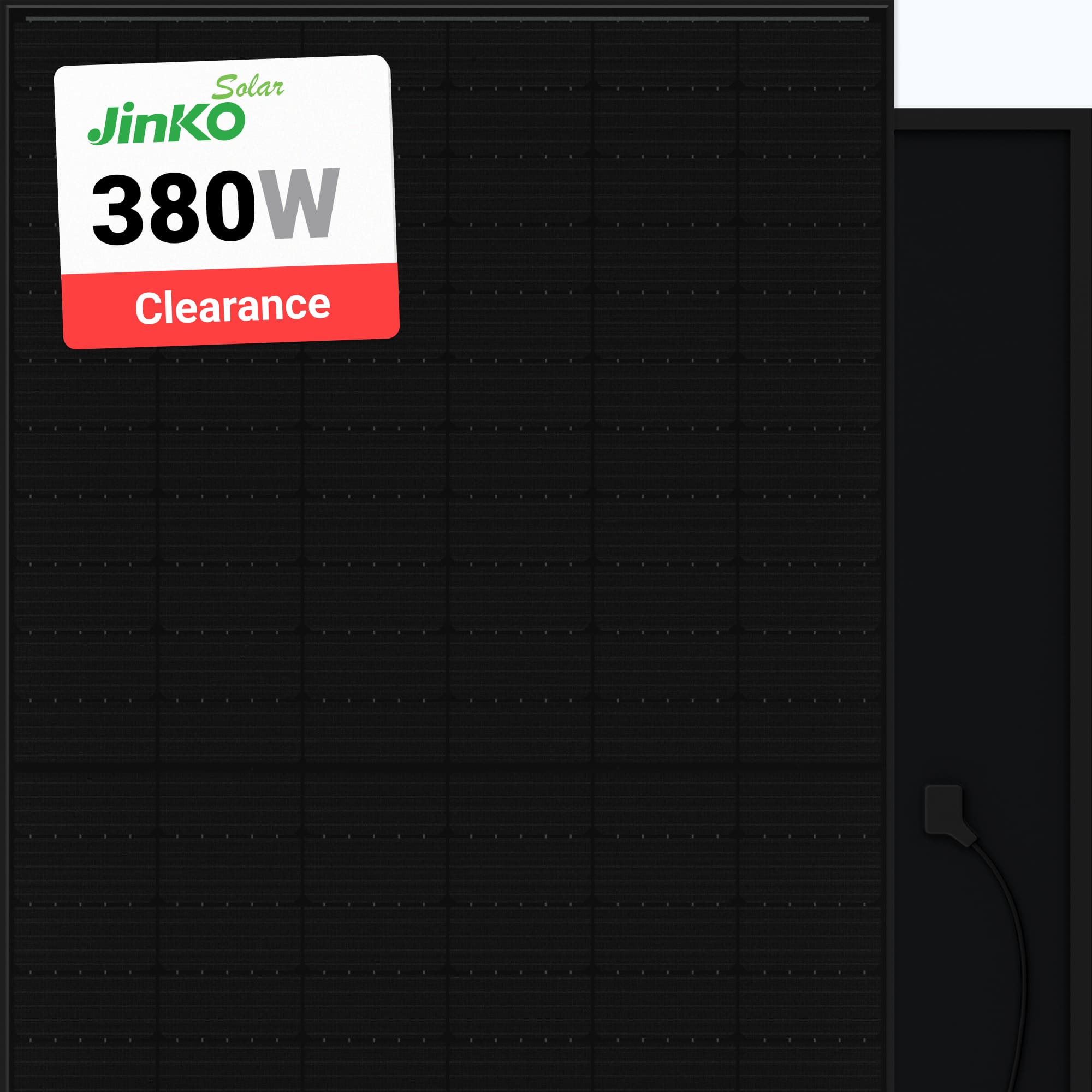 Jinko 380W Solar Panel 132 Cells JKM380M-6RL3-B Clearance at A1 SolarStore