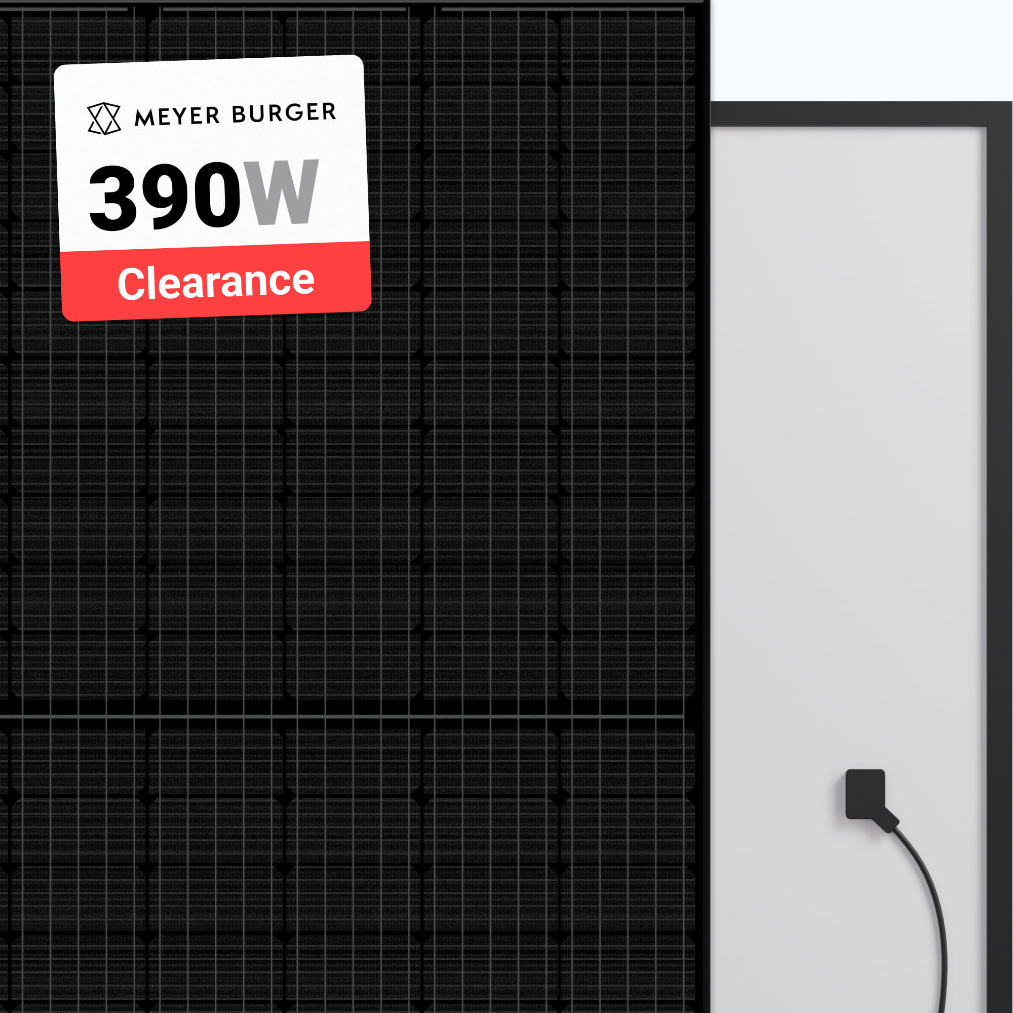 Meyer Burger 390W Solar Panel 120 Cell All-Black MB-390-HJT120-BB-T2 Clearance at A1 SolarStore