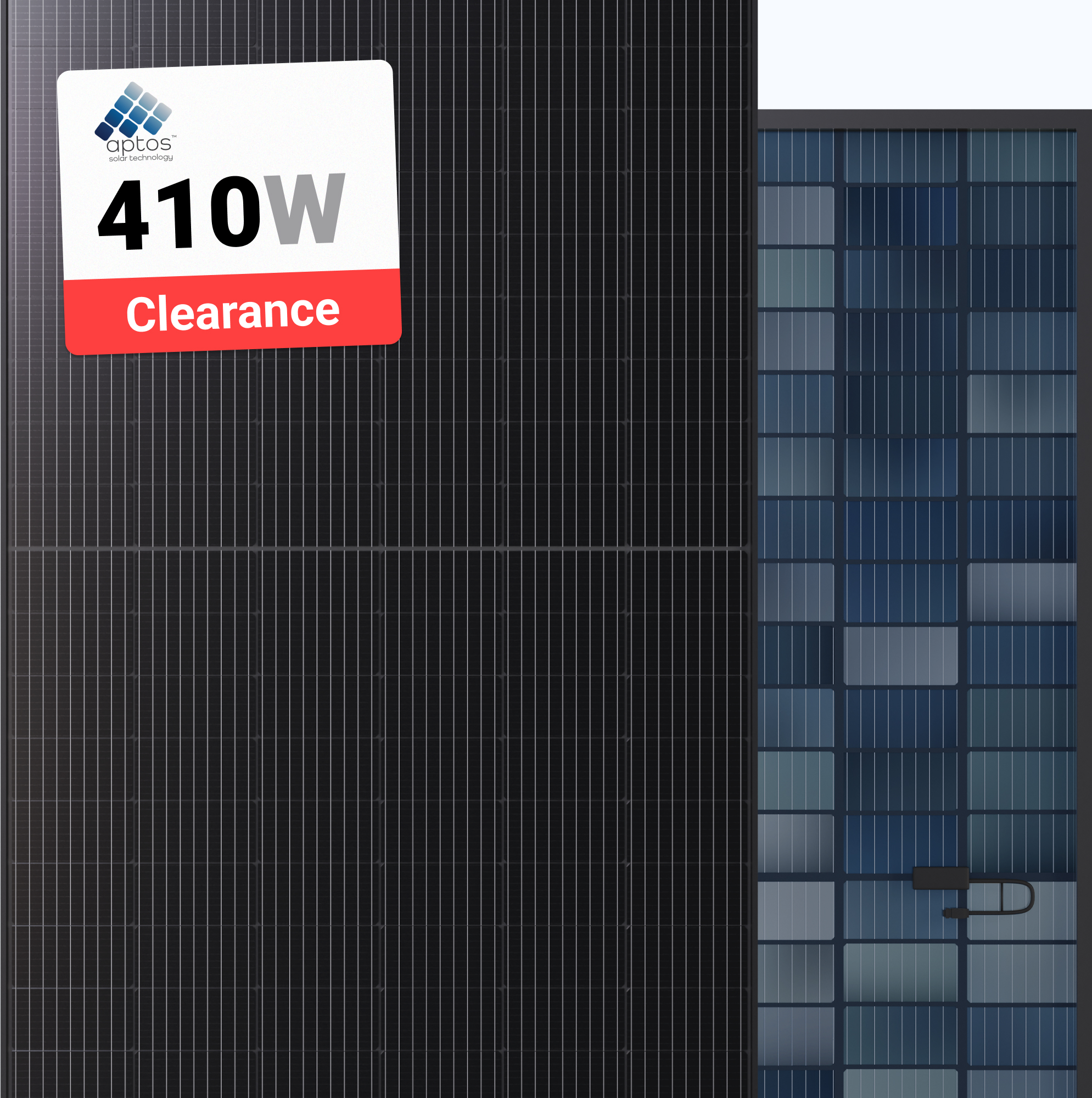 Aptos Solar 410W Solar Panel 108 Cells BOB Bifacial DNA-108-BF10-410W Clearance at A1 SolarStore