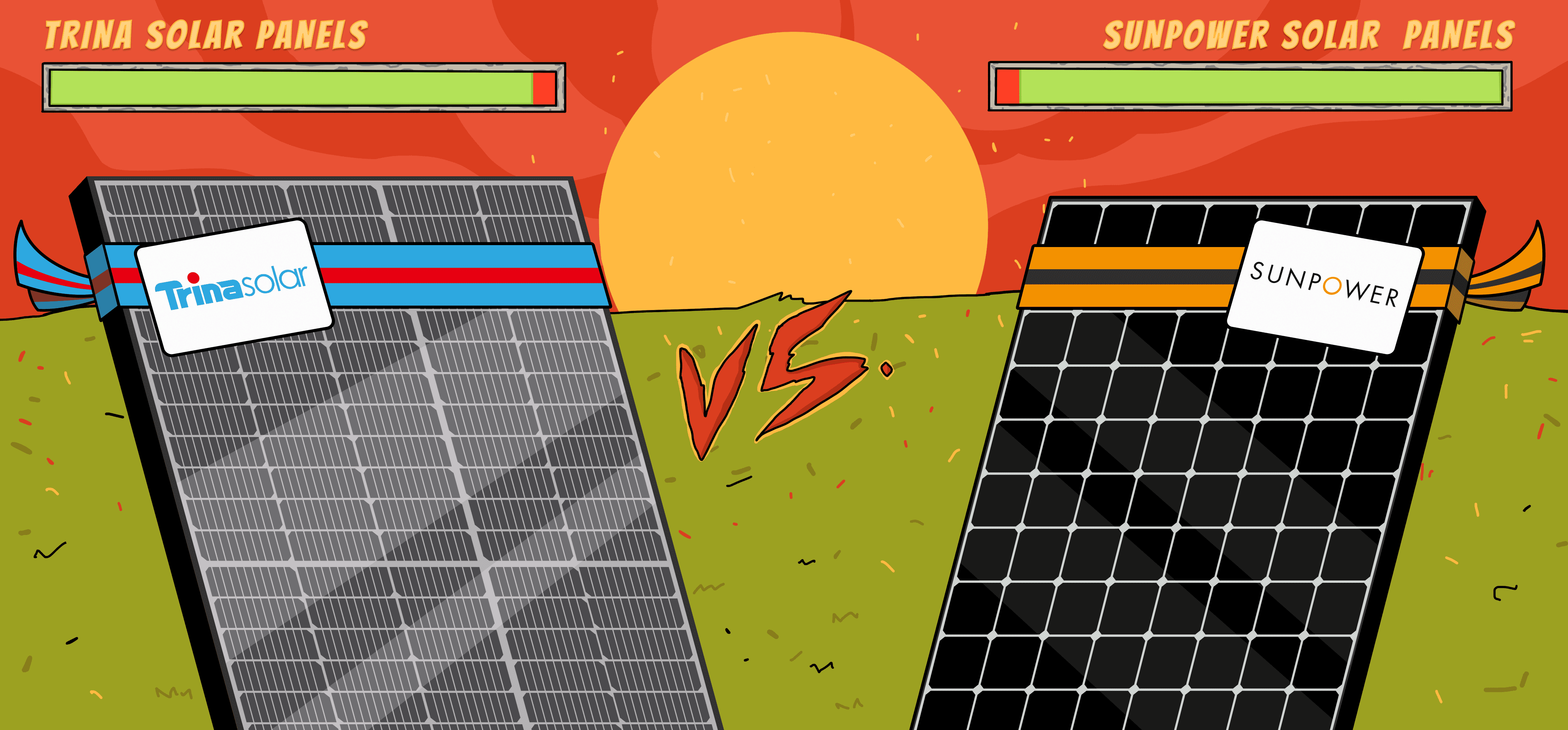 Trina solar panels vs. SunPower