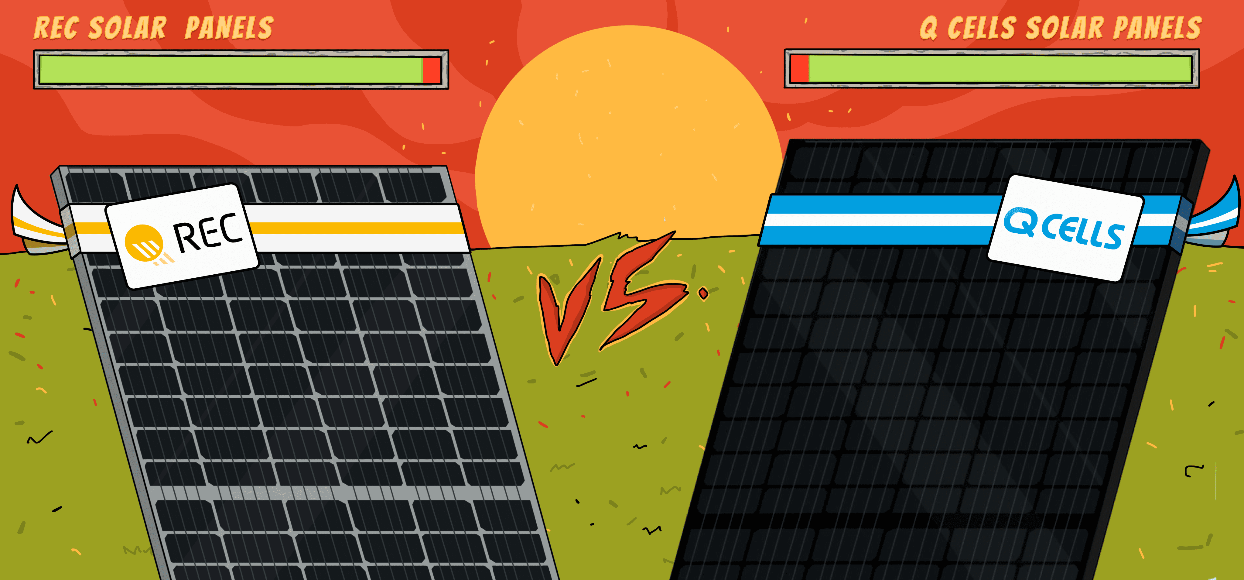 REC solar panels vs Q CELLS