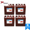 Trojan T-105 Plus 6V 225Ah Battery Pack of 4 for Golf Cart (4x6V)