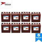 Trojan T-105 Plus 6V 225Ah Battery Pack of 4 for Golf Cart (4x6V)
